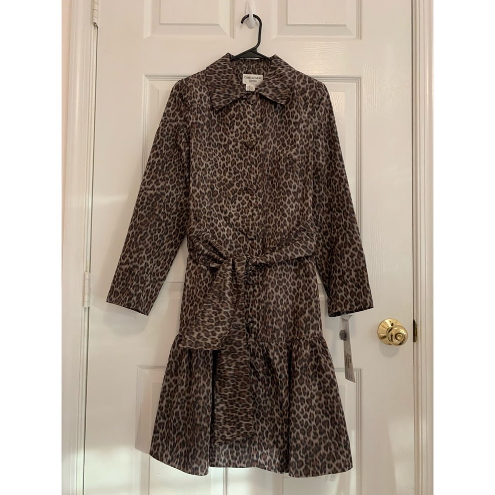 Charles Gray London Leopard Coat